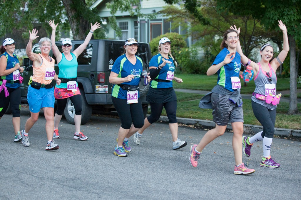 Having fun during the Fit One Half Marathon (Sep 2014)
